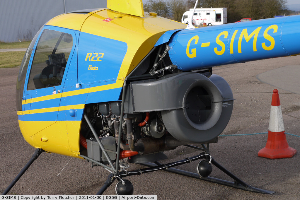 G-SIMS, 1990 Robinson R22 Beta C/N 1596, 1990 Robinson Helicopter Co Inc ROBINSON R22 BETA, c/n: 1596
