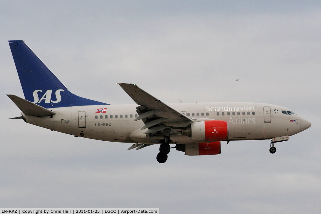 LN-RRZ, 1998 Boeing 737-683 C/N 28295, Scandinavian B737 on approach for RW05L
