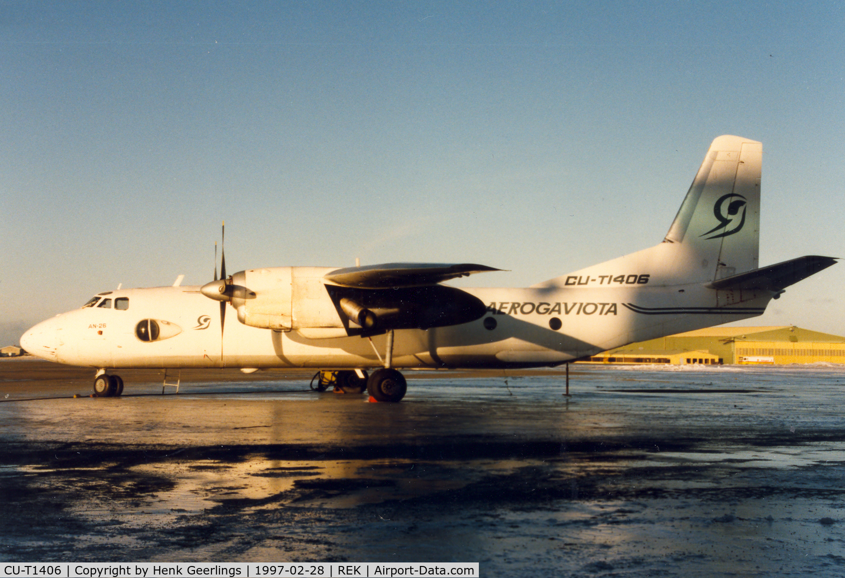 CU-T1406, 1984 Antonov An-26B C/N 13502, Aerogaviota