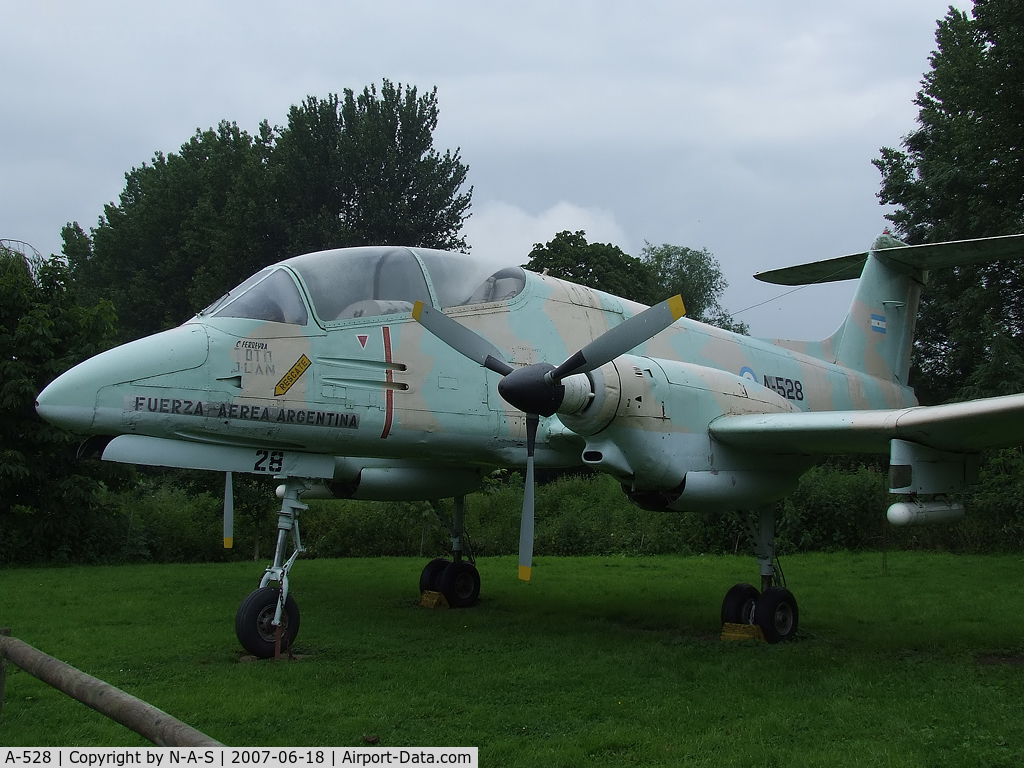 A-528, 1979 FMA IA-58A Pucará C/N 028, Preserved at Flixton Museum