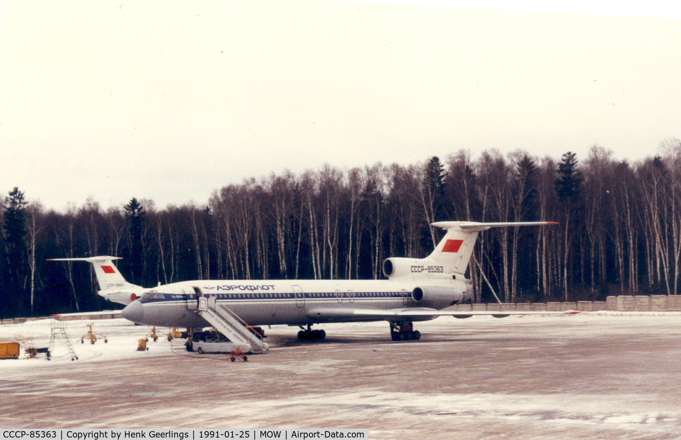 CCCP-85363, 1979 Tupolev Tu-154B-2 C/N 79A363, Aeroflot