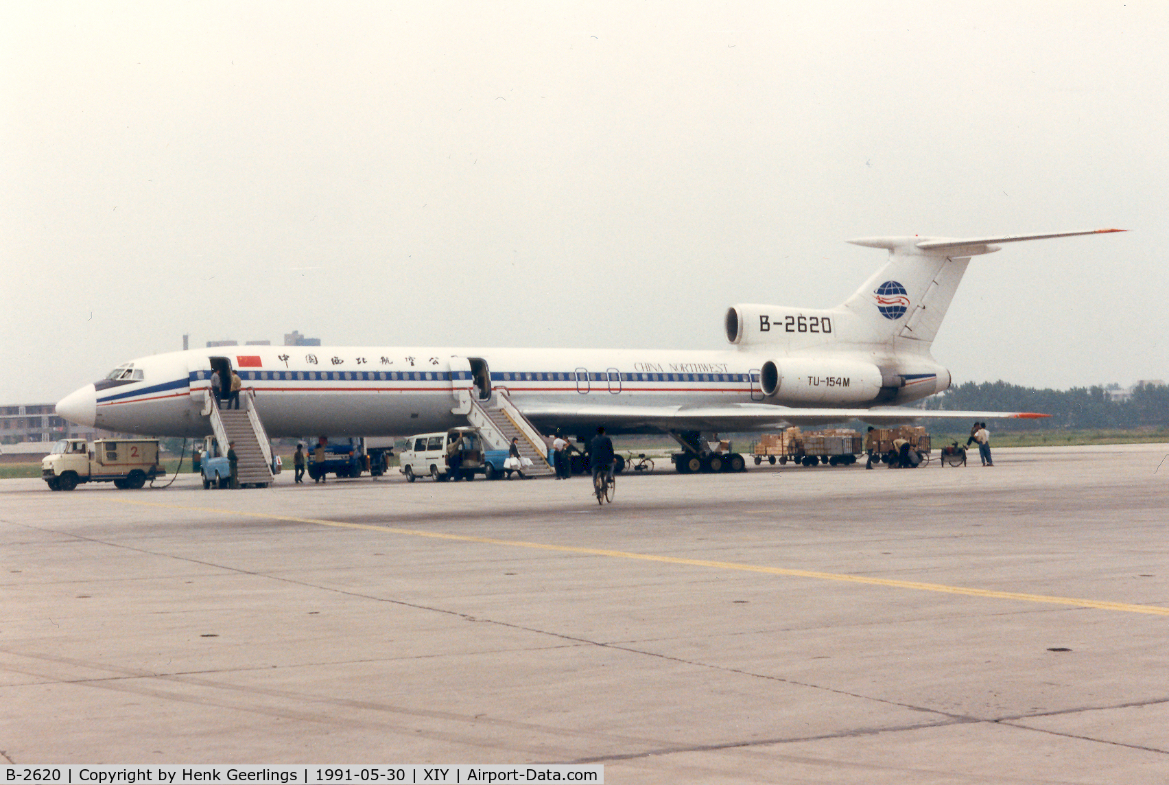 B-2620, 1989 Tupolev Tu-154M C/N 89A815, China Northwest Airlines