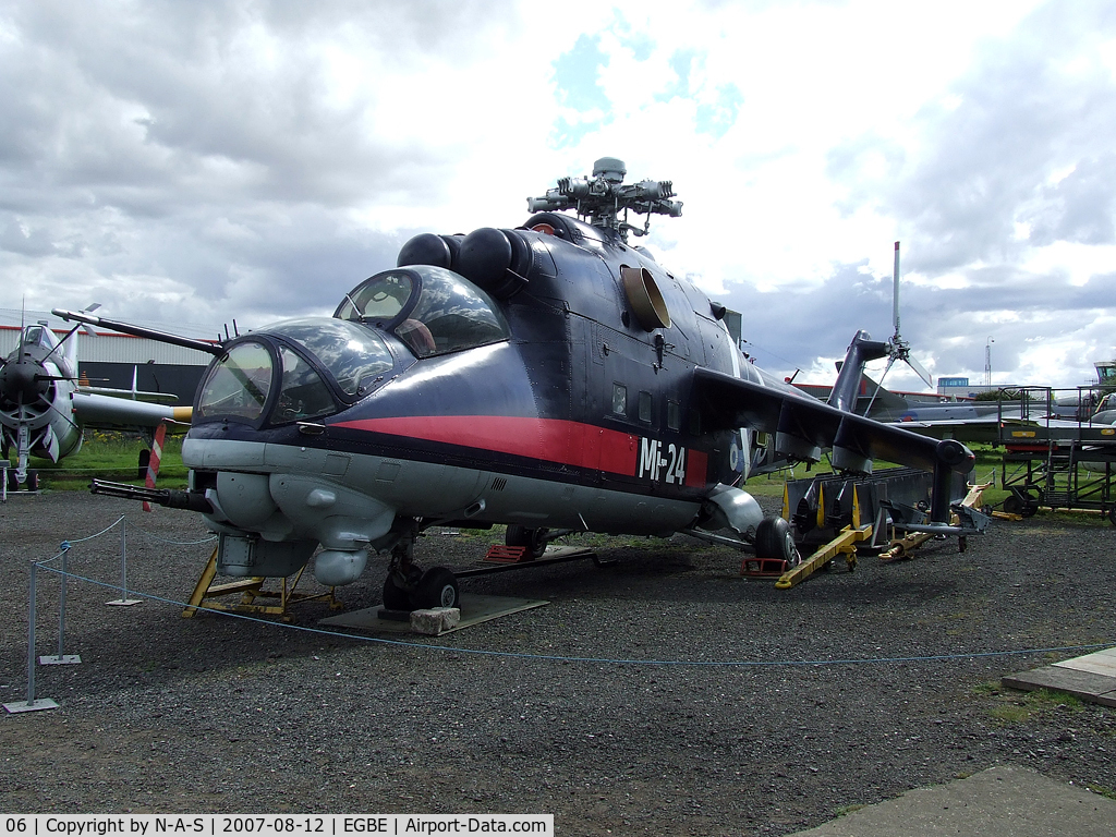 06, Mil Mi-24D Hind D C/N 353246405029, Preserved at MAM