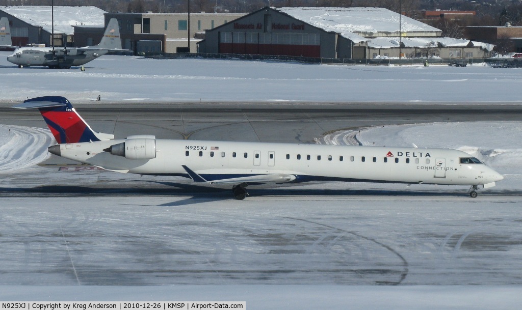 N925XJ, 2008 Canadair CRJ-900ER (CL-600-2D24) C/N 15183, Delta Connection Bombardier CRJ-900