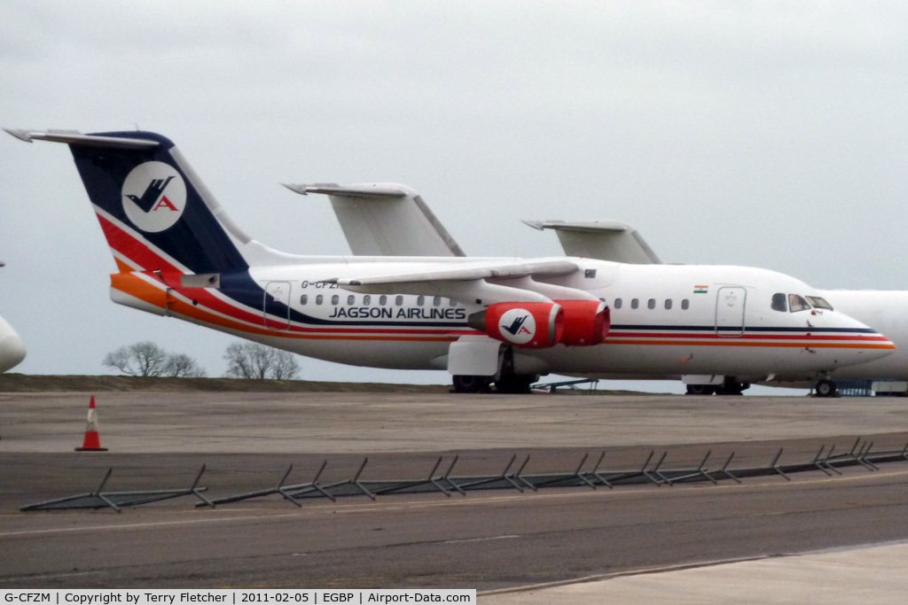 G-CFZM, 1996 British Aerospace Avro 146-RJ85 C/N E2299, British Aerospace Avro 146-RJ85, c/n: E2299 due to go to Jangson Airlines in March 2011