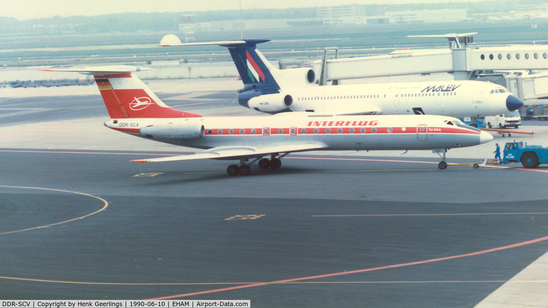 DDR-SCV, 1974 Tupolev Tu-134A C/N 4312095, Interflug