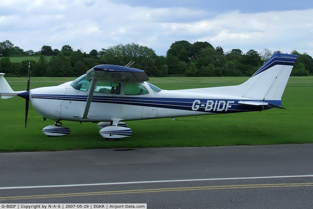 G-BIDF, 1980 Reims F172P Skyhawk C/N 2045, Based