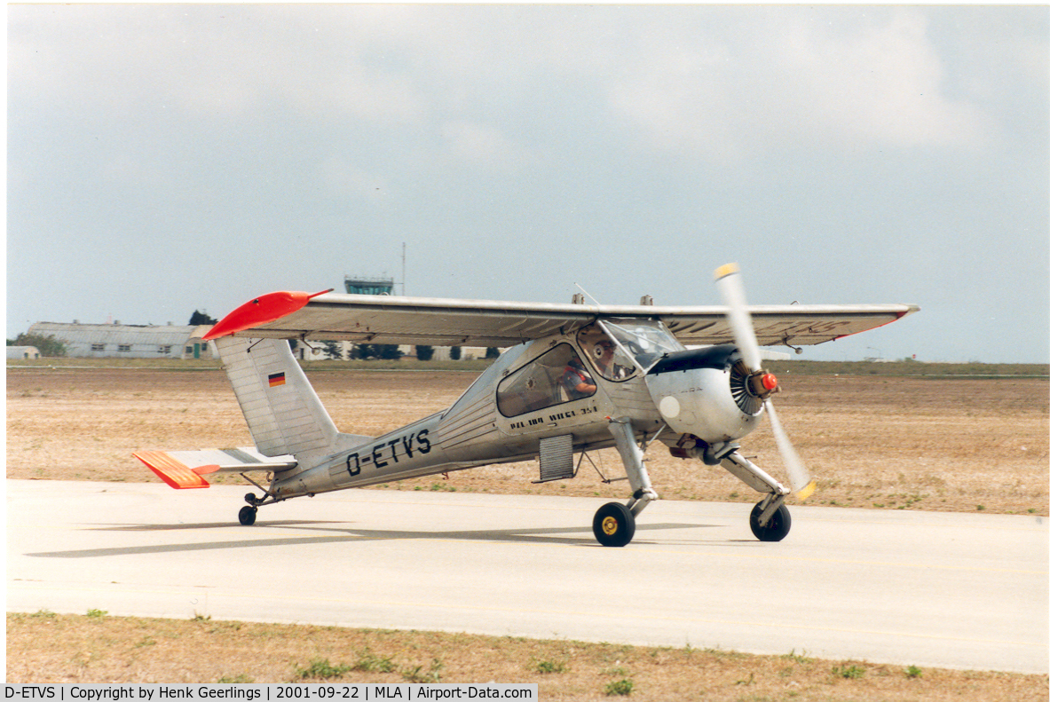D-ETVS, 1975 PZL-Okecie PZL-104 Wilga 35 C/N 74025, Malta Air Show 2001