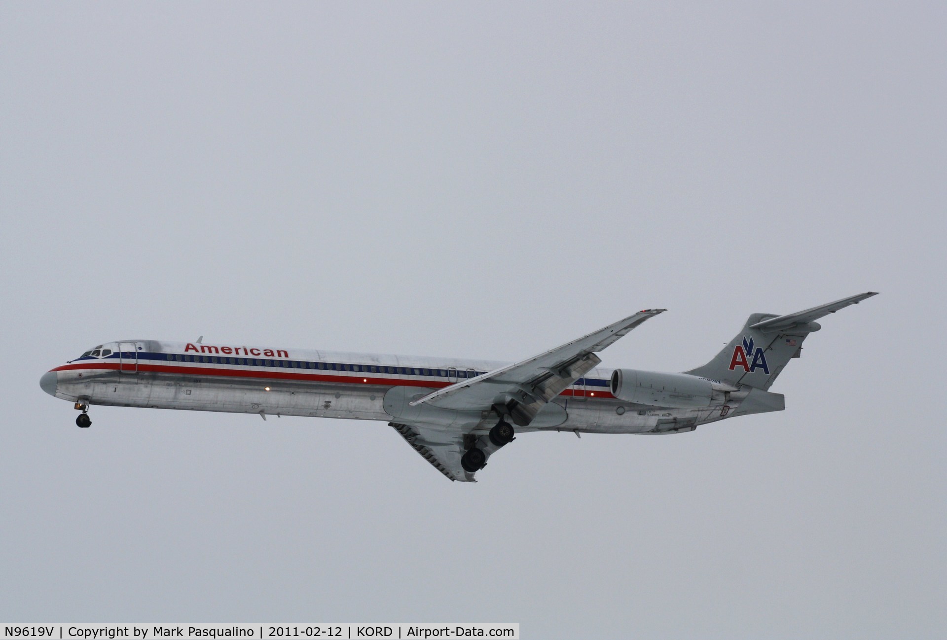 N9619V, 1997 McDonnell Douglas MD-83 (DC-9-83) C/N 53566, MD-83