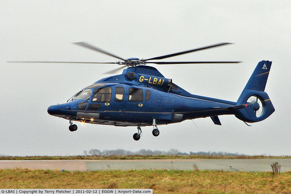 G-LBAI, 2003 Eurocopter EC-155B-1 C/N 6652, 2003 Eurocopter EC 155 B1, c/n: 6652 arriving at Luton