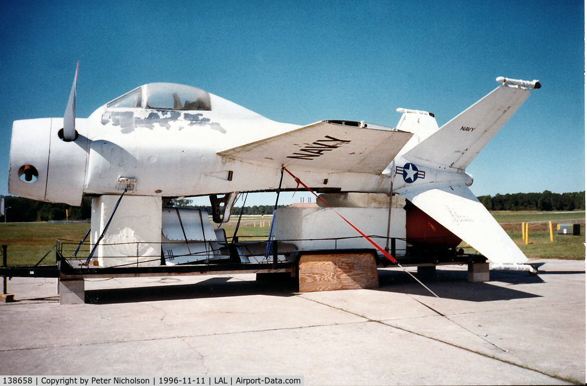 138658, Lockheed XFV-1 C/N 081-1001, Another view of the XFV-1 Salmon as seen in November 1996 at the Florida Air Museum at Lakeland.