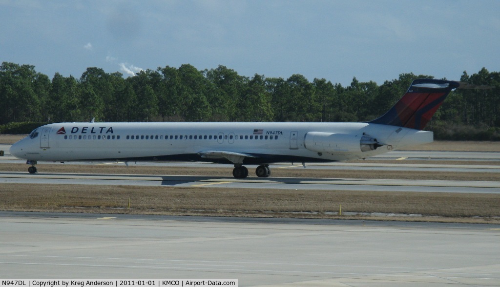 N947DL, 1989 McDonnell Douglas MD-88 C/N 49878, Delta Airlines McDonnell-Douglas MD-88