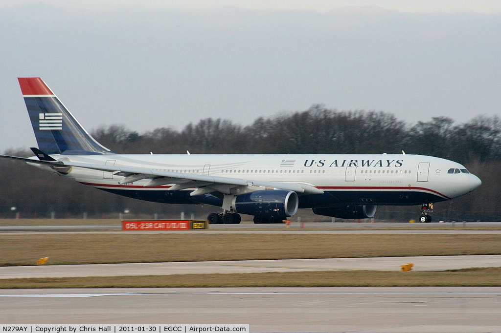 N279AY, 2009 Airbus A330-243 C/N 1011, US Airways