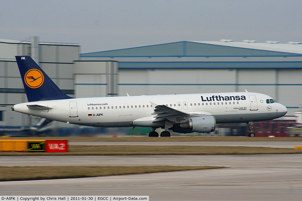 D-AIPK, 1989 Airbus A320-211 C/N 0093, Lufthansa