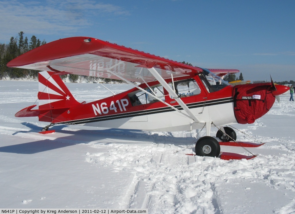 N641P, 2004 American Champion 7GCBC C/N 1357-2004, 1st Annual Zorbaz Ski-plane Chili Fly-in at Zhateau Zorbaz in Park Rapids, MN.