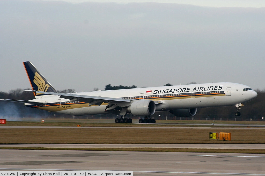 9V-SWN, 2008 Boeing 777-312/ER C/N 34579, Singapore Airlines