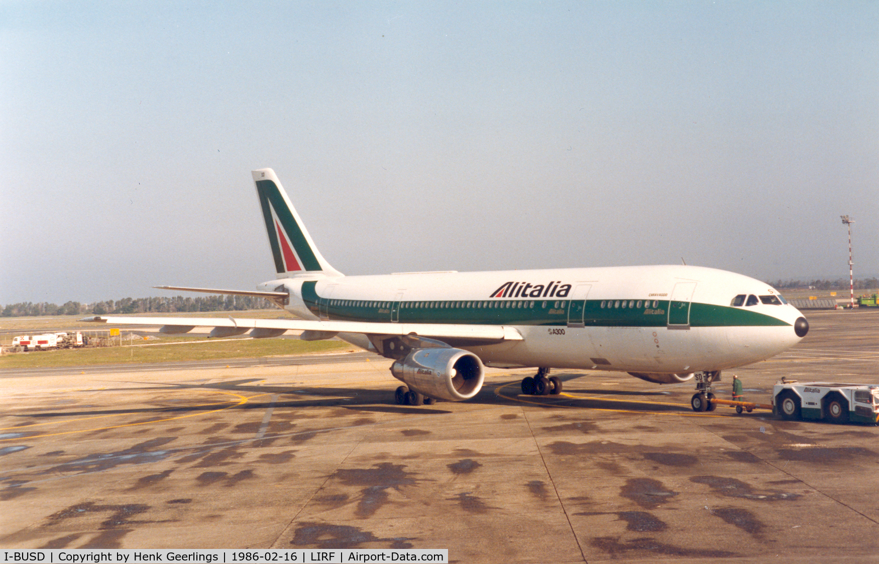 I-BUSD, 1980 Airbus A300B4-203 C/N 107, Alitalia