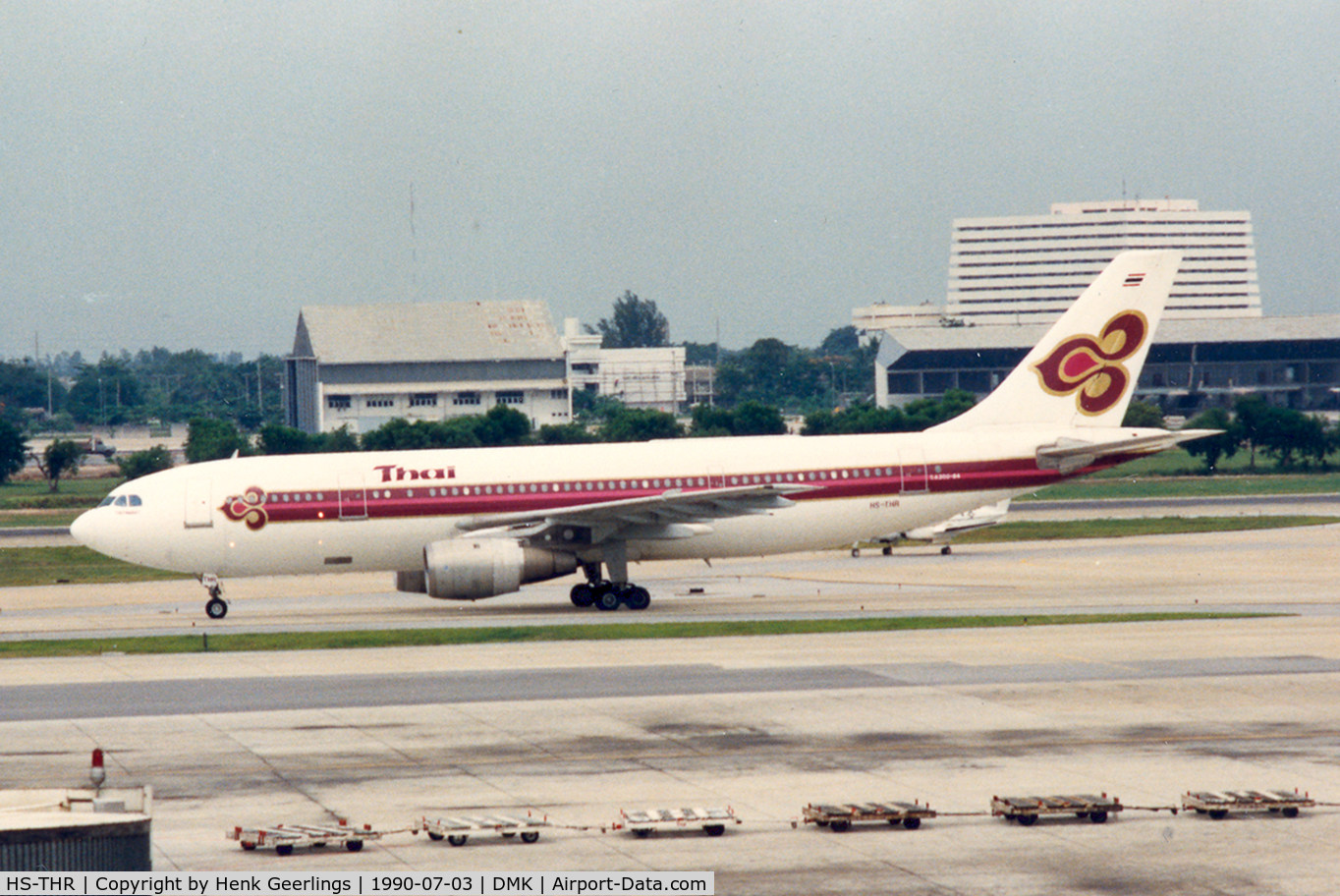 HS-THR, 1979 Airbus A300B4-203 C/N 85, Thai A300 at Don Muang