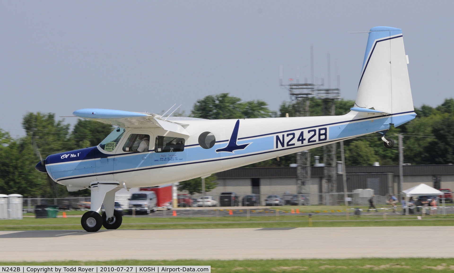 N242B, 1954 Helio H-391B Courier C/N 001, AIRVENTURE 2010