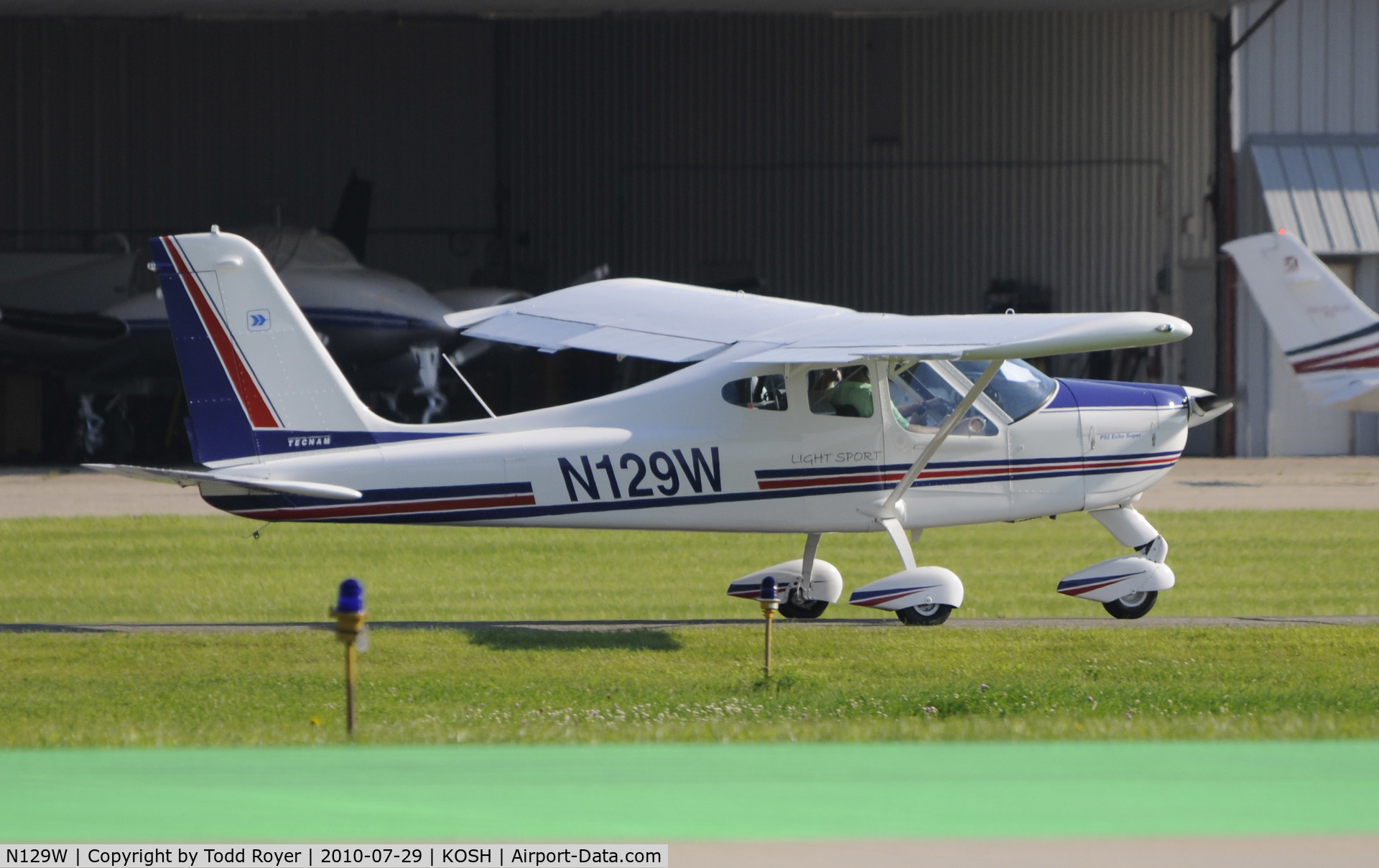 N129W, 2007 Tecnam P-92 Echo Super C/N 1051, AIRVENTURE 2010