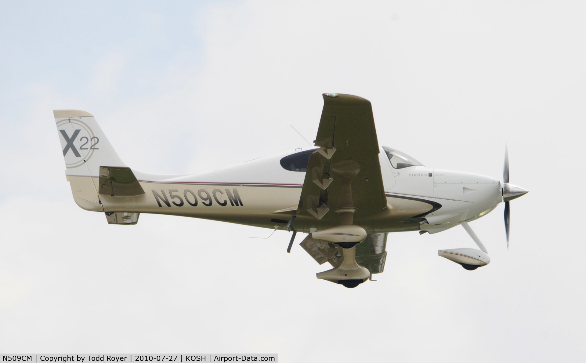 N509CM, Cirrus SR22X C/N 3509, AIRVENTURE 2010