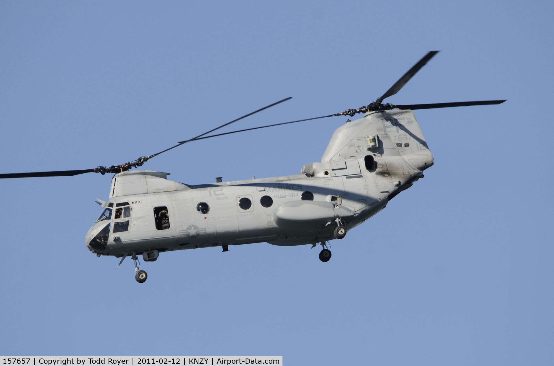 157657, Boeing Vertol CH-46F Sea Knight C/N 2556, Centennial of Naval Aviation