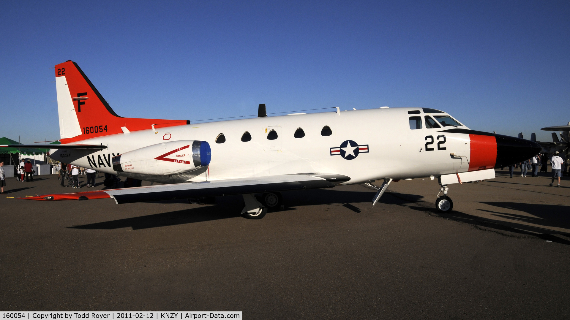 160054, North American Rockwell CT-39G Sabreliner C/N 306-104, Centennial of Naval Aviation