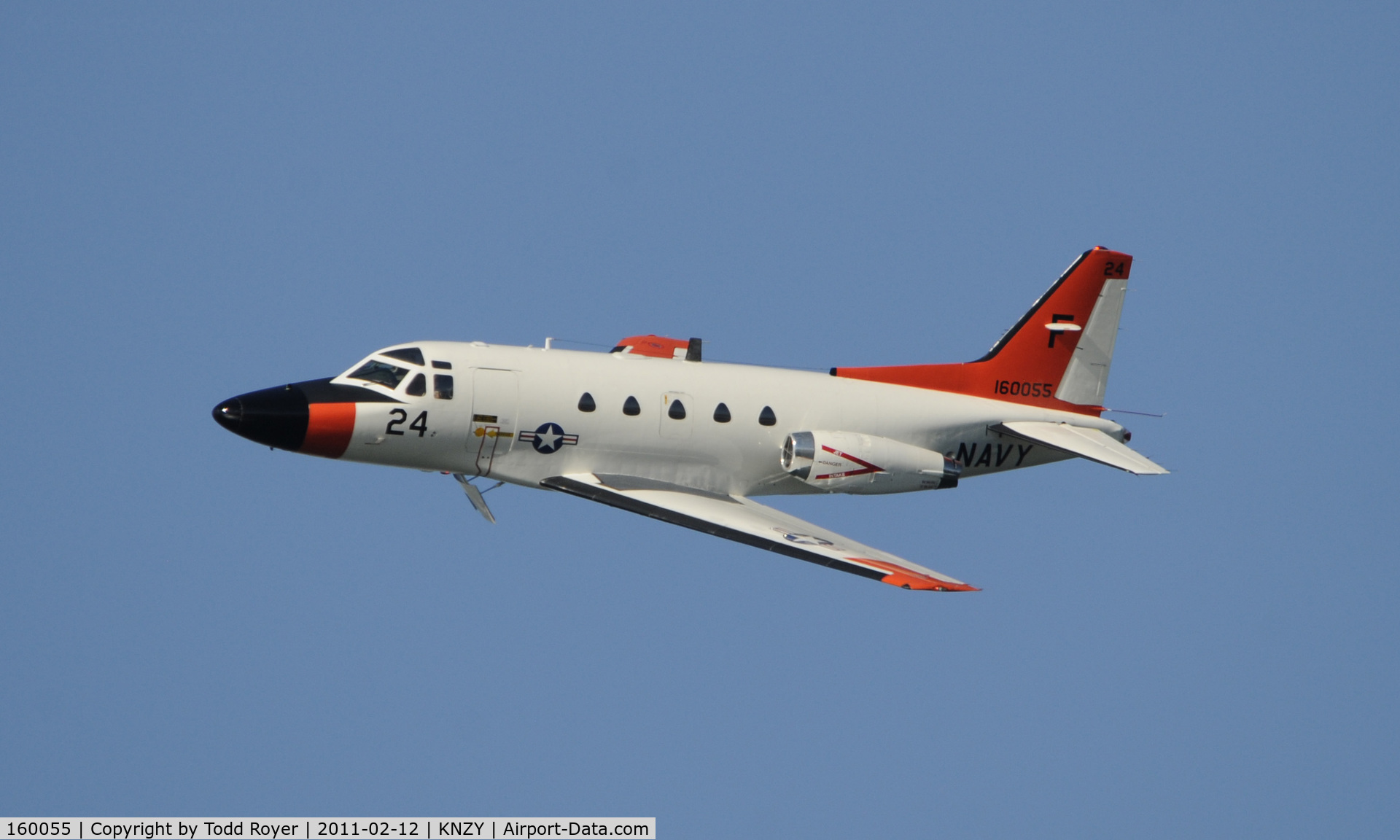 160055, North American Rockwell CT-39G Sabreliner C/N 306-106, Centennial of Naval Aviation