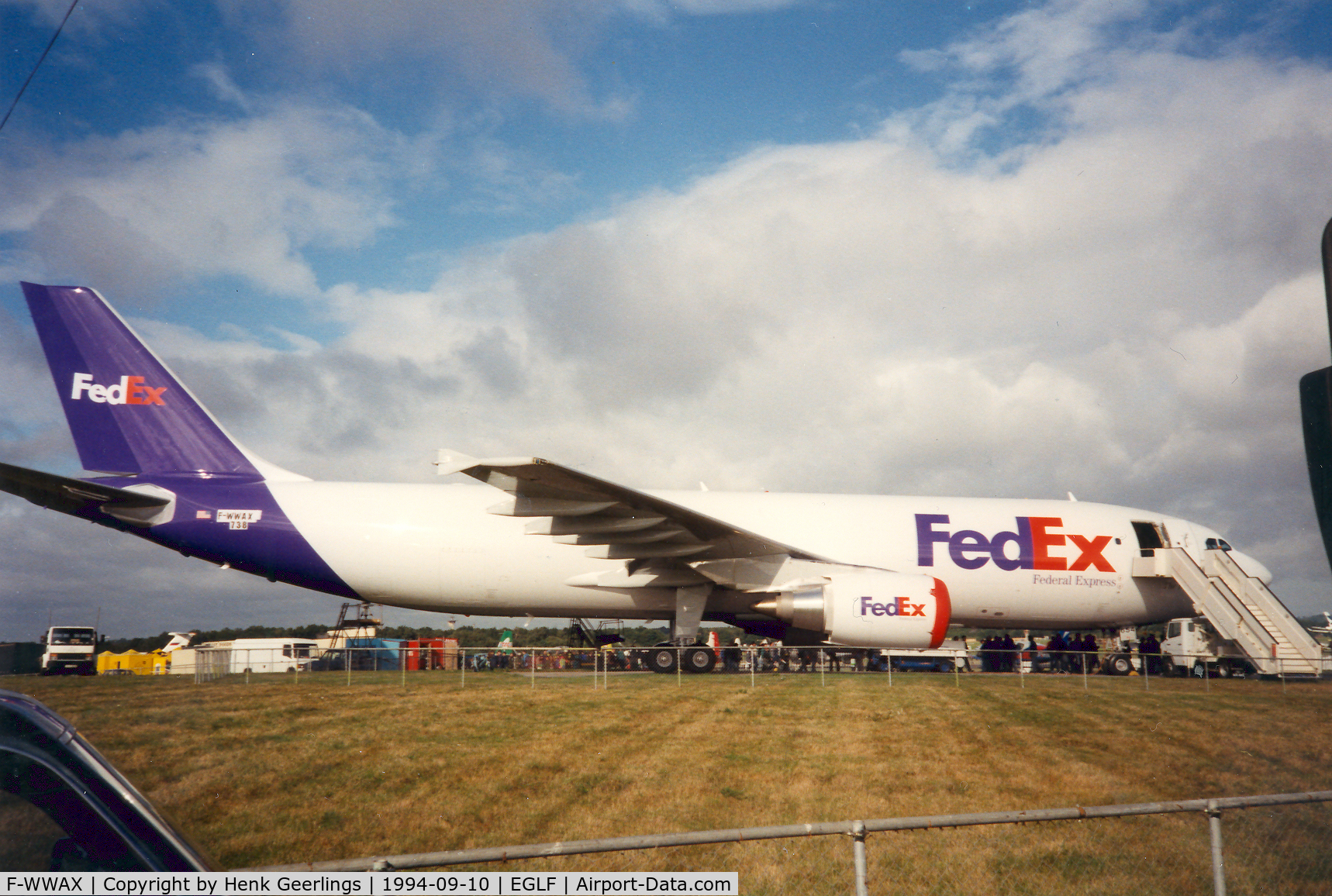 F-WWAX, 1994 Airbus A300F4-605R C/N 738, Fedex