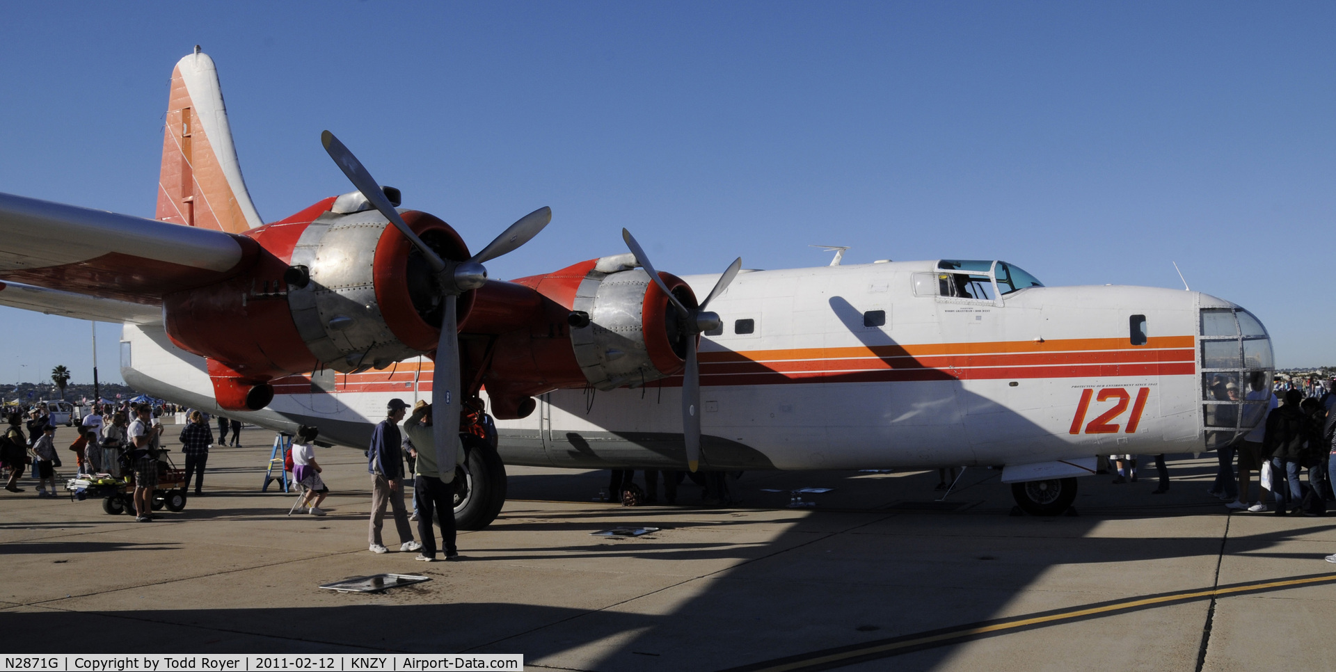 N2871G, Consolidated Vultee P4Y-2 Privateer C/N 66302, Centennial of Naval Aviation