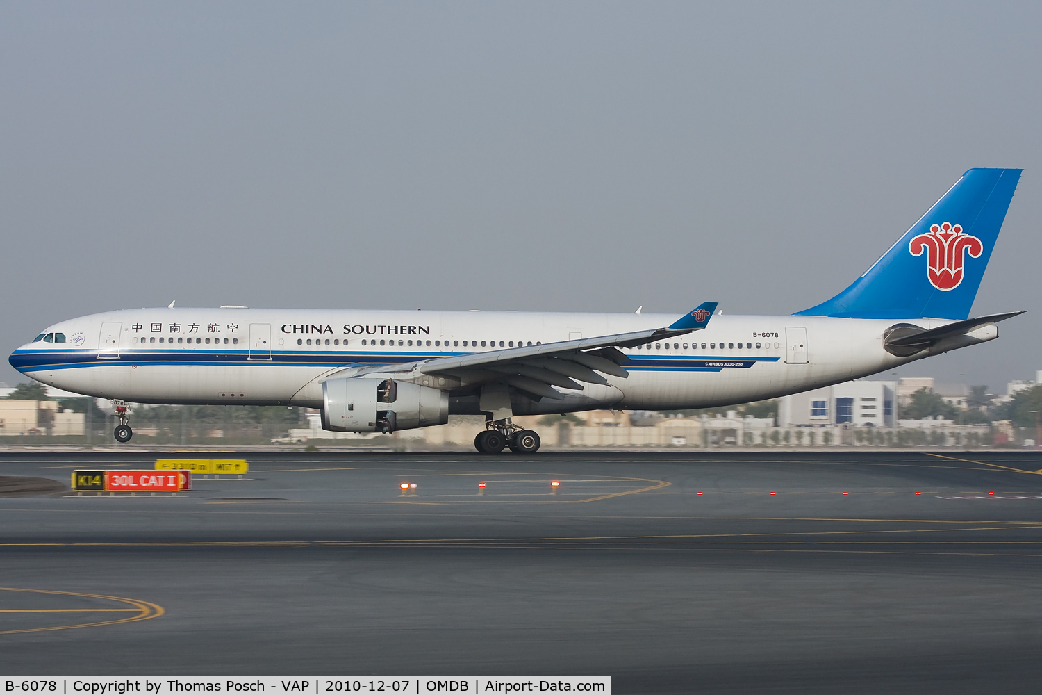 B-6078, 2007 Airbus A330-243 C/N 840, China Southern Airlines