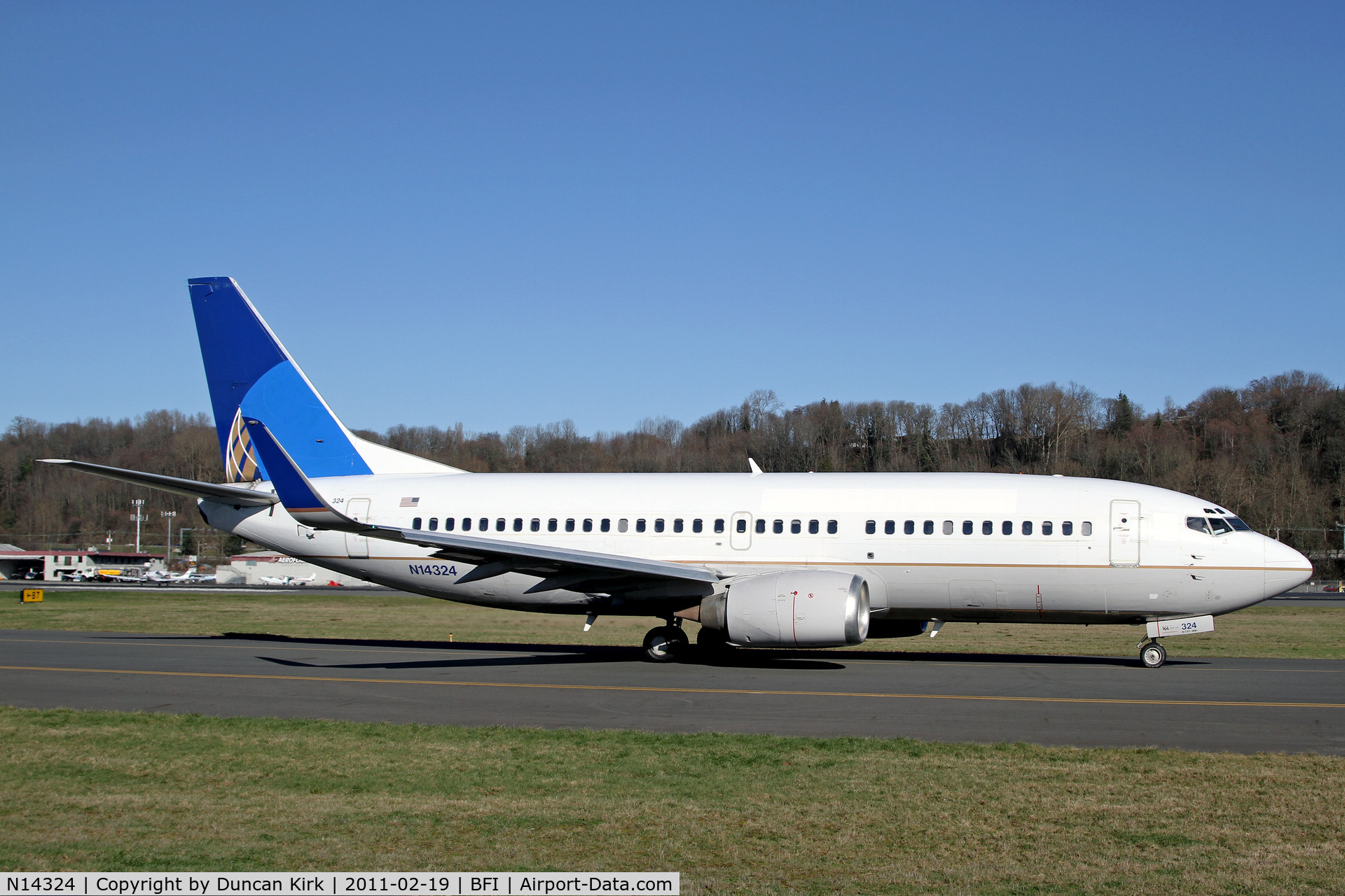 N14324, 1986 Boeing 737-3TO C/N 23375, On delivery to an Asian customer