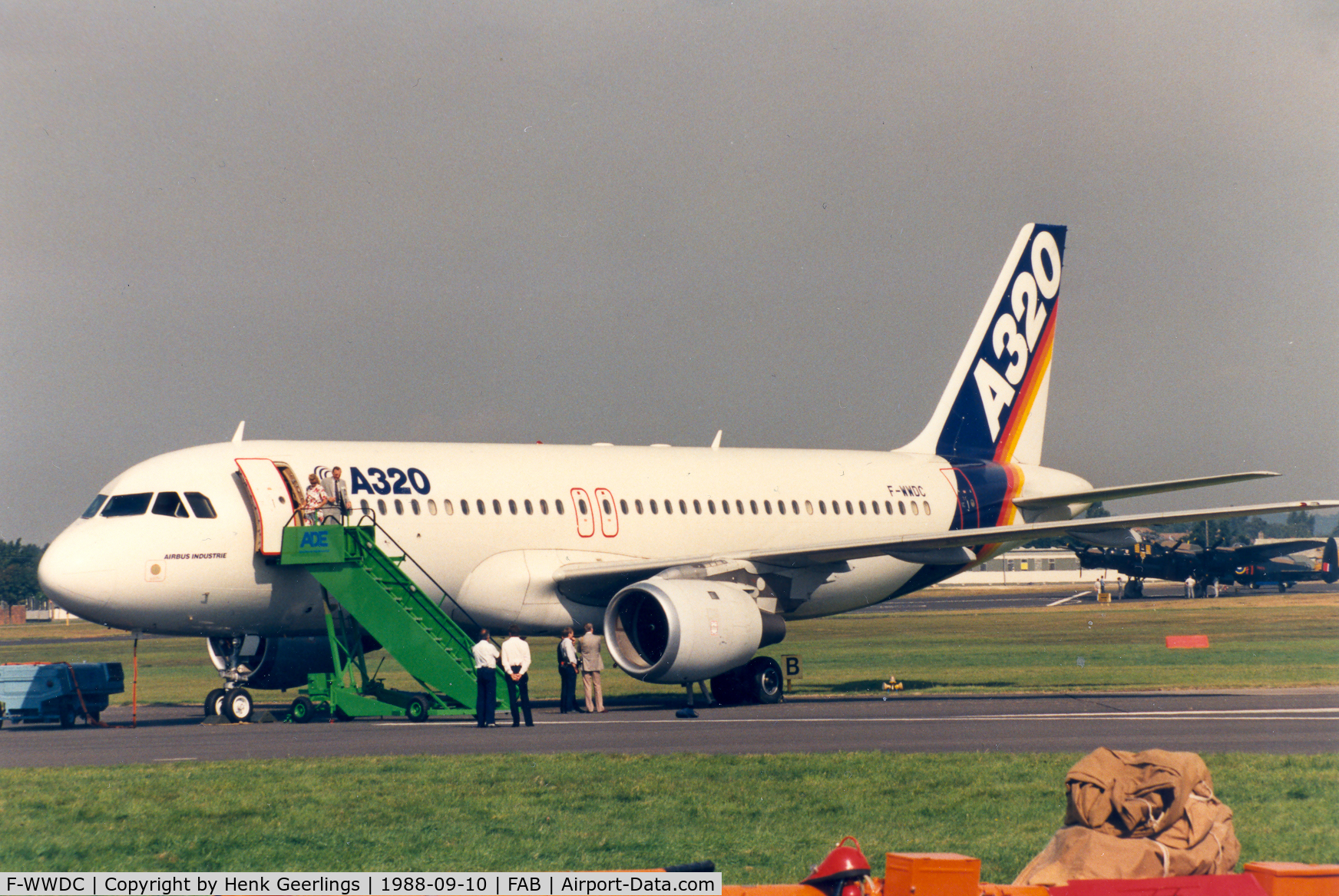 F-WWDC, 1987 Airbus A320-111 C/N 004, Farnborough Air Show