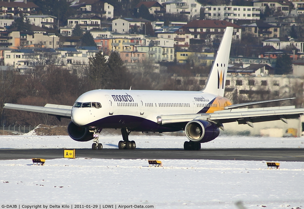 G-DAJB, 1987 Boeing 757-2T7 C/N 23770, MON [ZB] Monarch Airlines