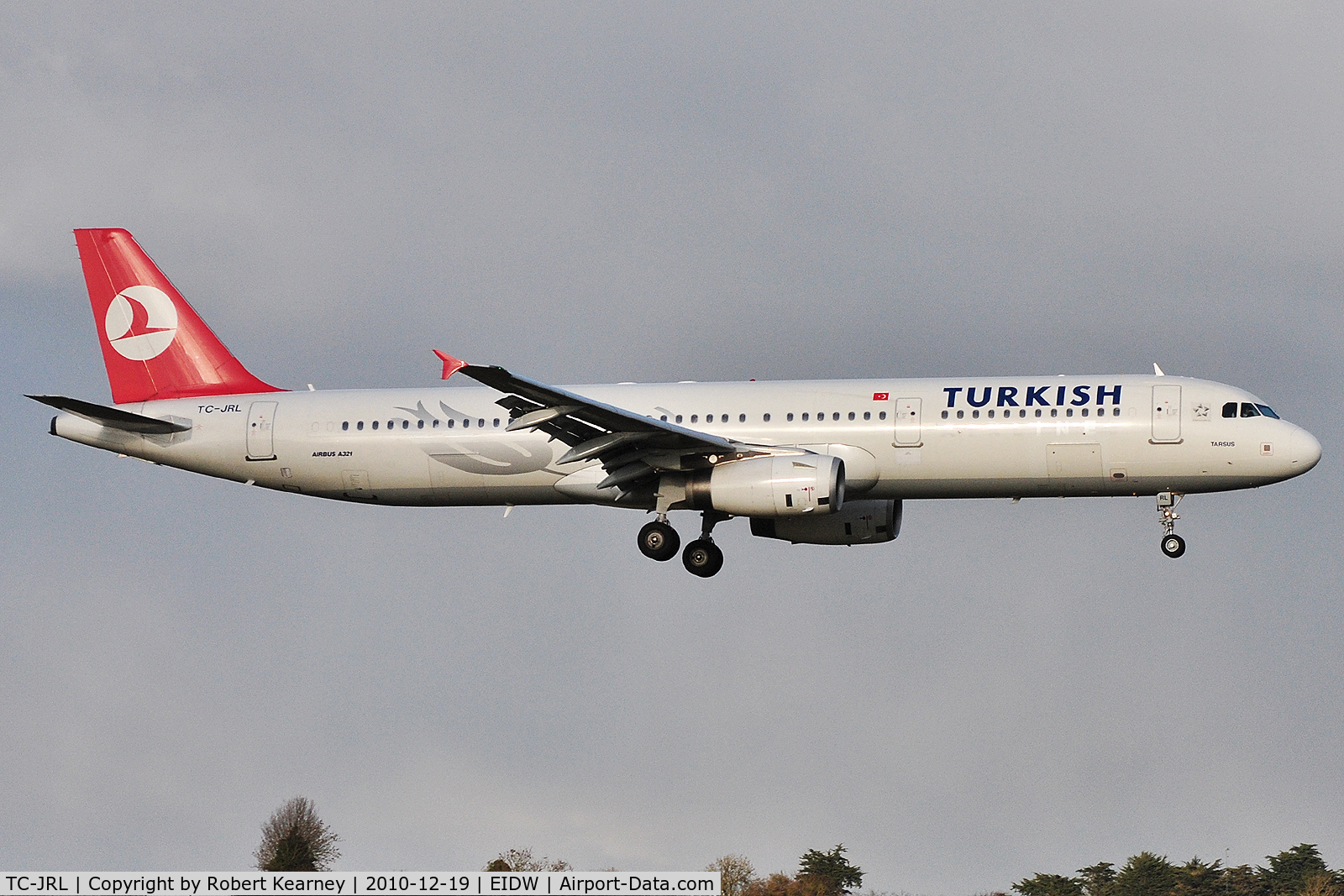 TC-JRL, 2008 Airbus A321-231 C/N 3539, On short finals for r/w 10