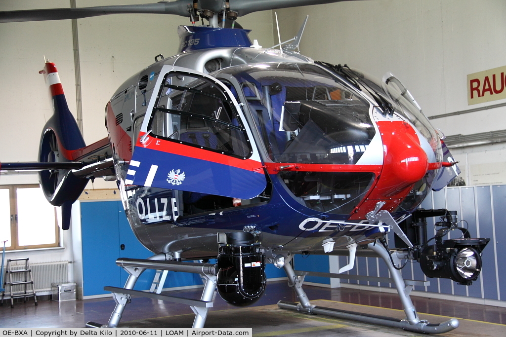 OE-BXA, 2009 Eurocopter EC-135P-2+ C/N 0779, Flight application place wien-Meidling Austria - Ministry of Interior