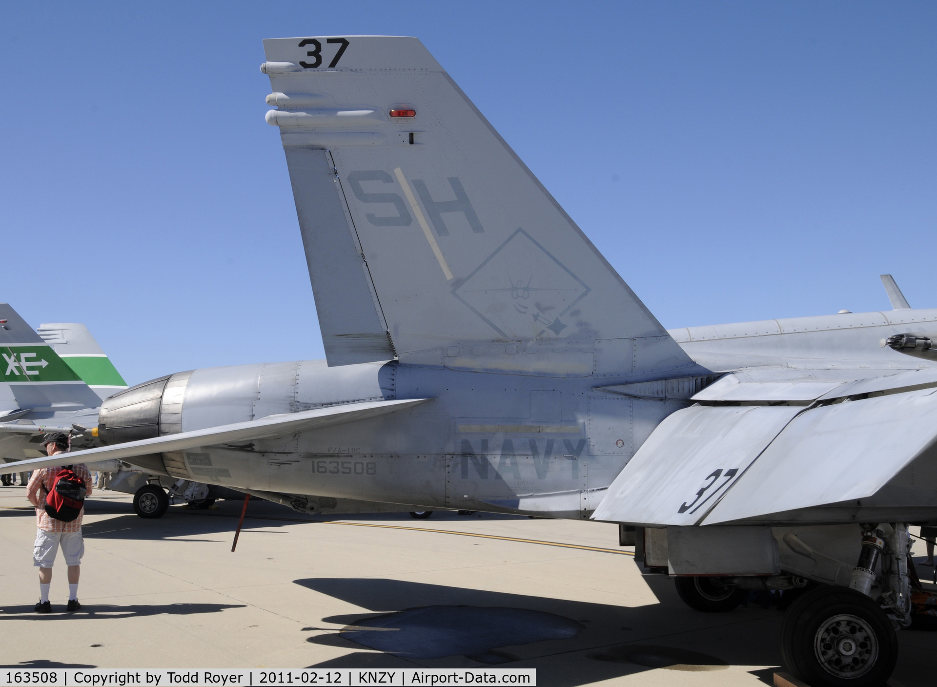 163508, 1988 McDonnell Douglas F/A-18C Hornet C/N 0754/C060, Centennial of Naval Aviation,  Desert Storm Mig killer