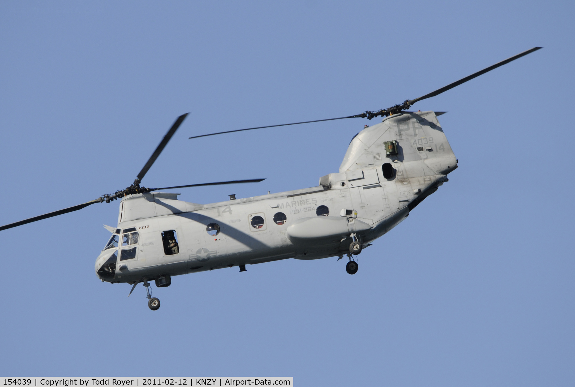 154039, Boeing Vertol CH-46E Sea Knight C/N 2390, Centennial of Naval Aviation