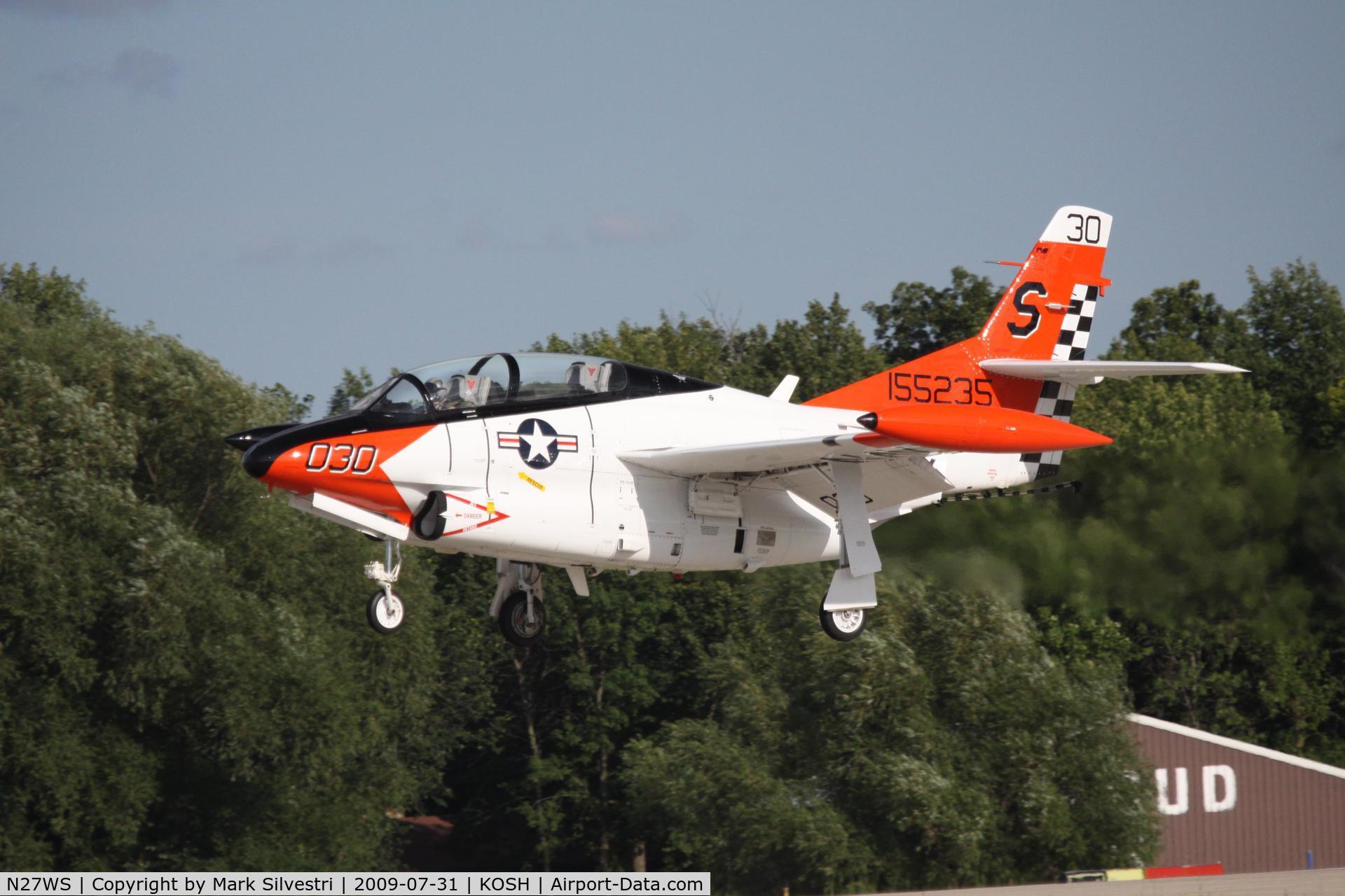 N27WS, North American T-2B Buckeye C/N 310-30, AirVenture 2009