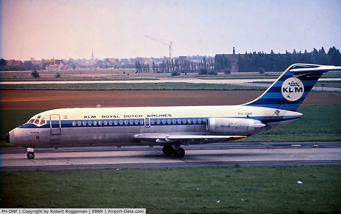 PH-DNF, 1966 Douglas DC-9-15 C/N 45723, KLM.Named PARIJS.
Late 1960's.