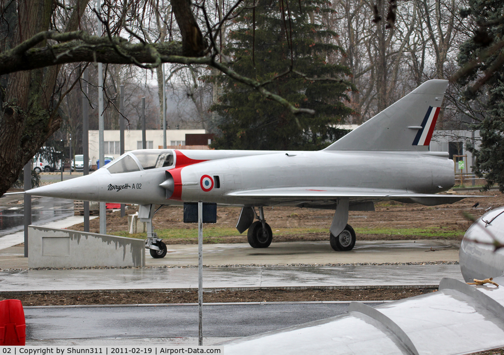 02, Dassault Mirage IIIA C/N 02, Preserved Mirage IIIA at ISAE School... Now with restored c/s...