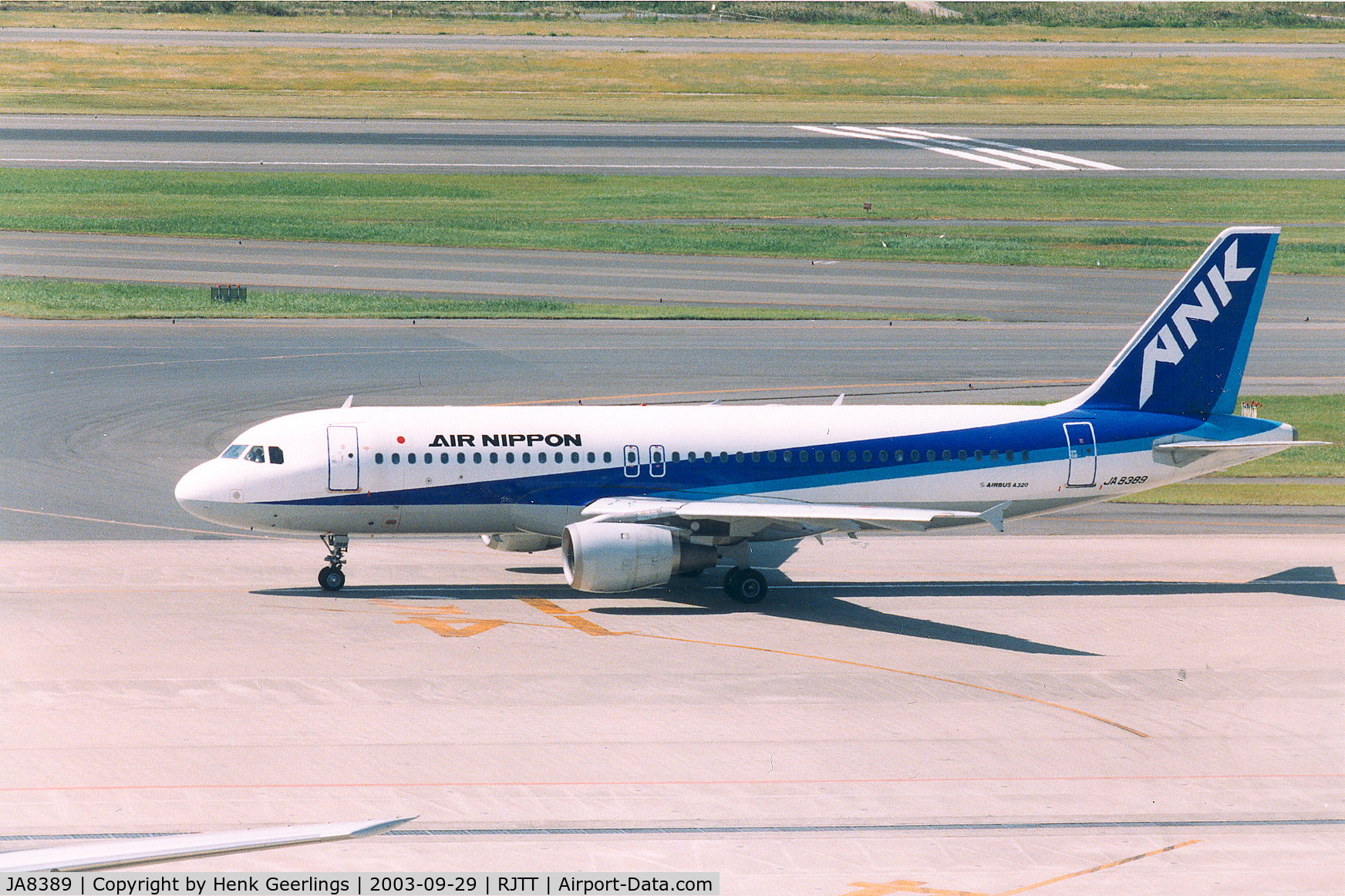 JA8389, Airbus A320-211 C/N 0219, Air Nippon - ANK