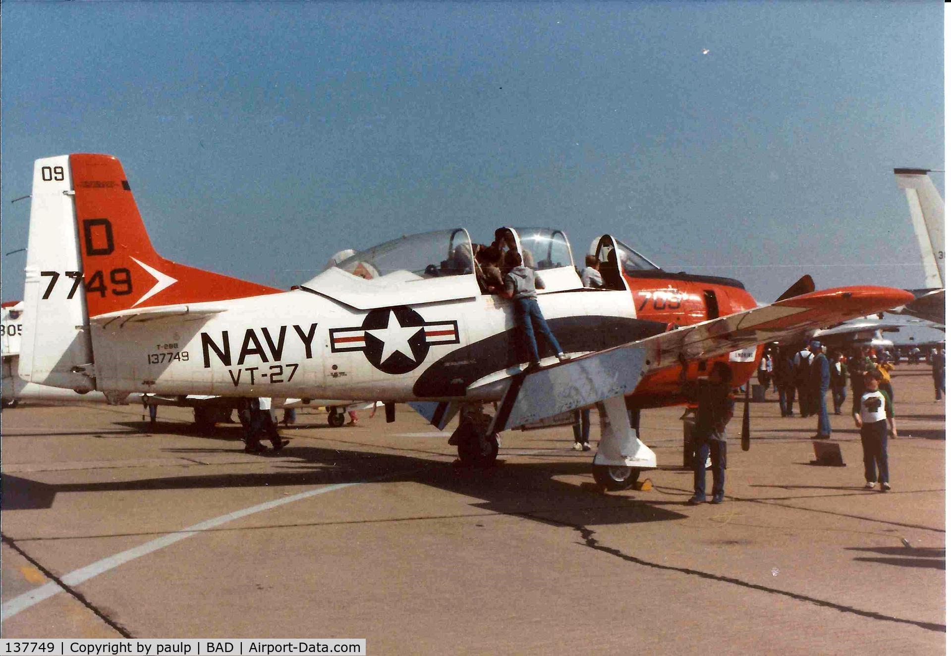 137749, North American T-28B Trojan C/N 200-112, Barksdale Air Force Base 