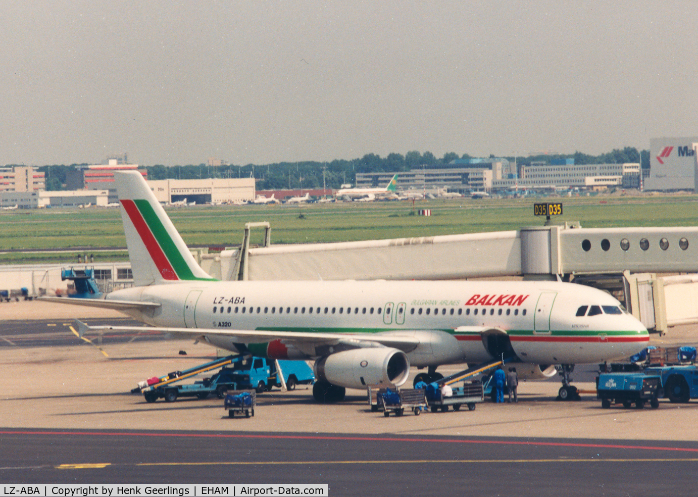 LZ-ABA, 1991 Airbus A320-231 C/N 257, Balkan-Bulgarian Airlines
