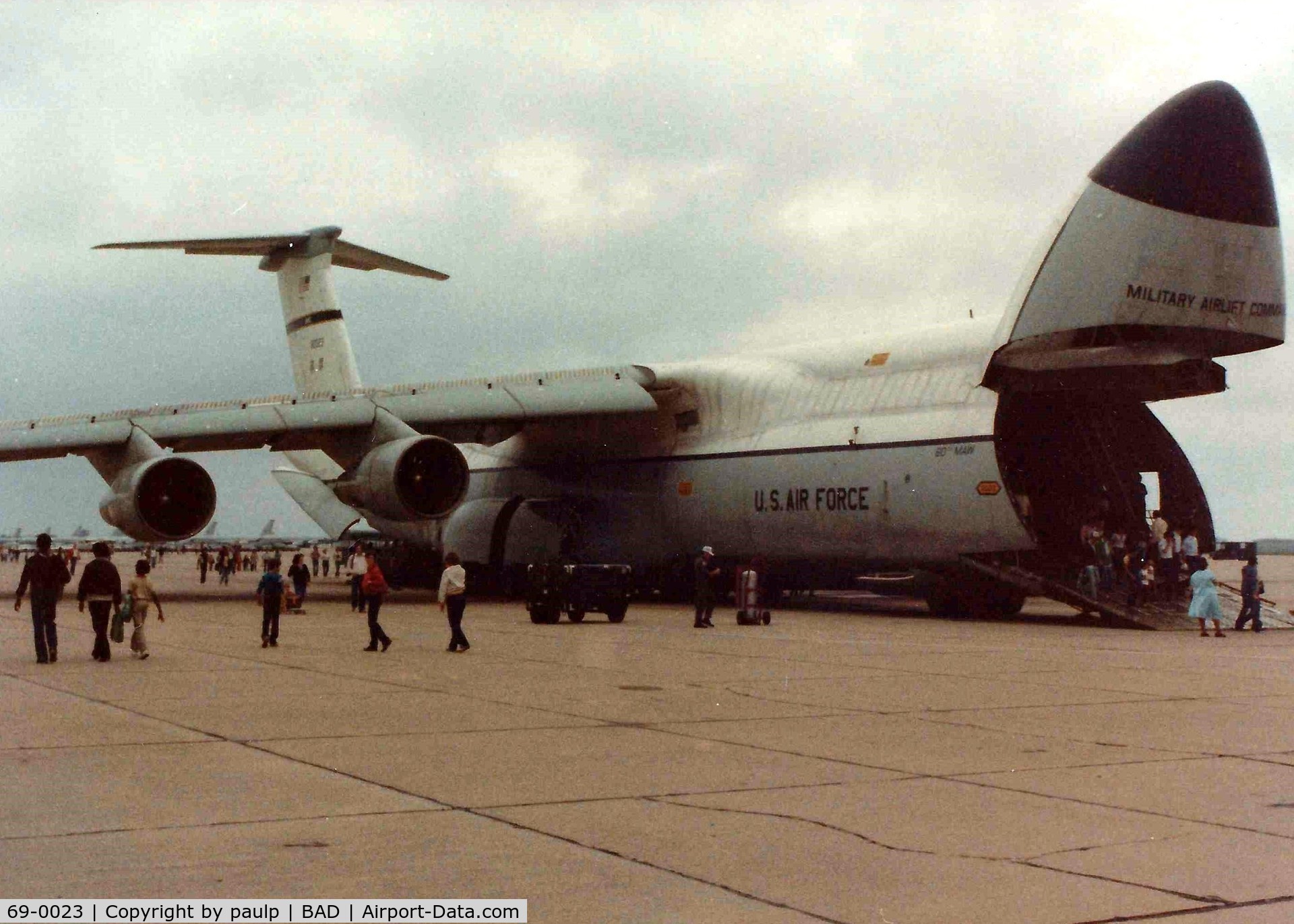 69-0023, 1969 Lockheed C-5A Galaxy C/N 500-0054, Barksdale Air Force Base 