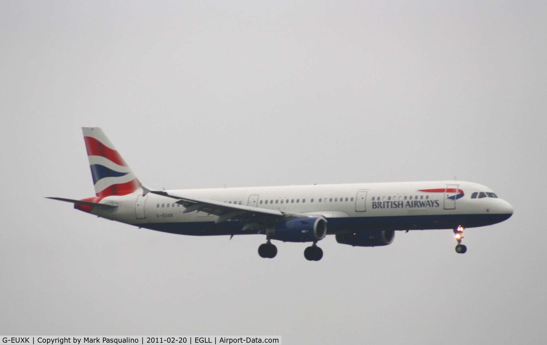 G-EUXK, 2007 Airbus A321-231 C/N 3235, Airbus A321