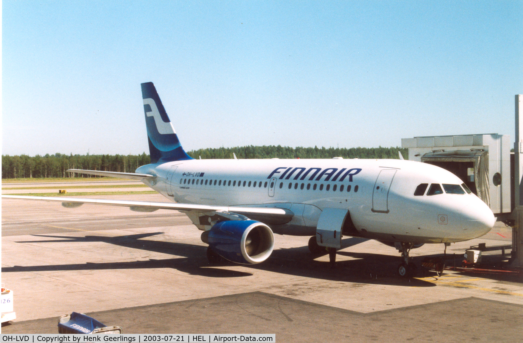 OH-LVD, 2000 Airbus A319-112 C/N 1352, Finnair