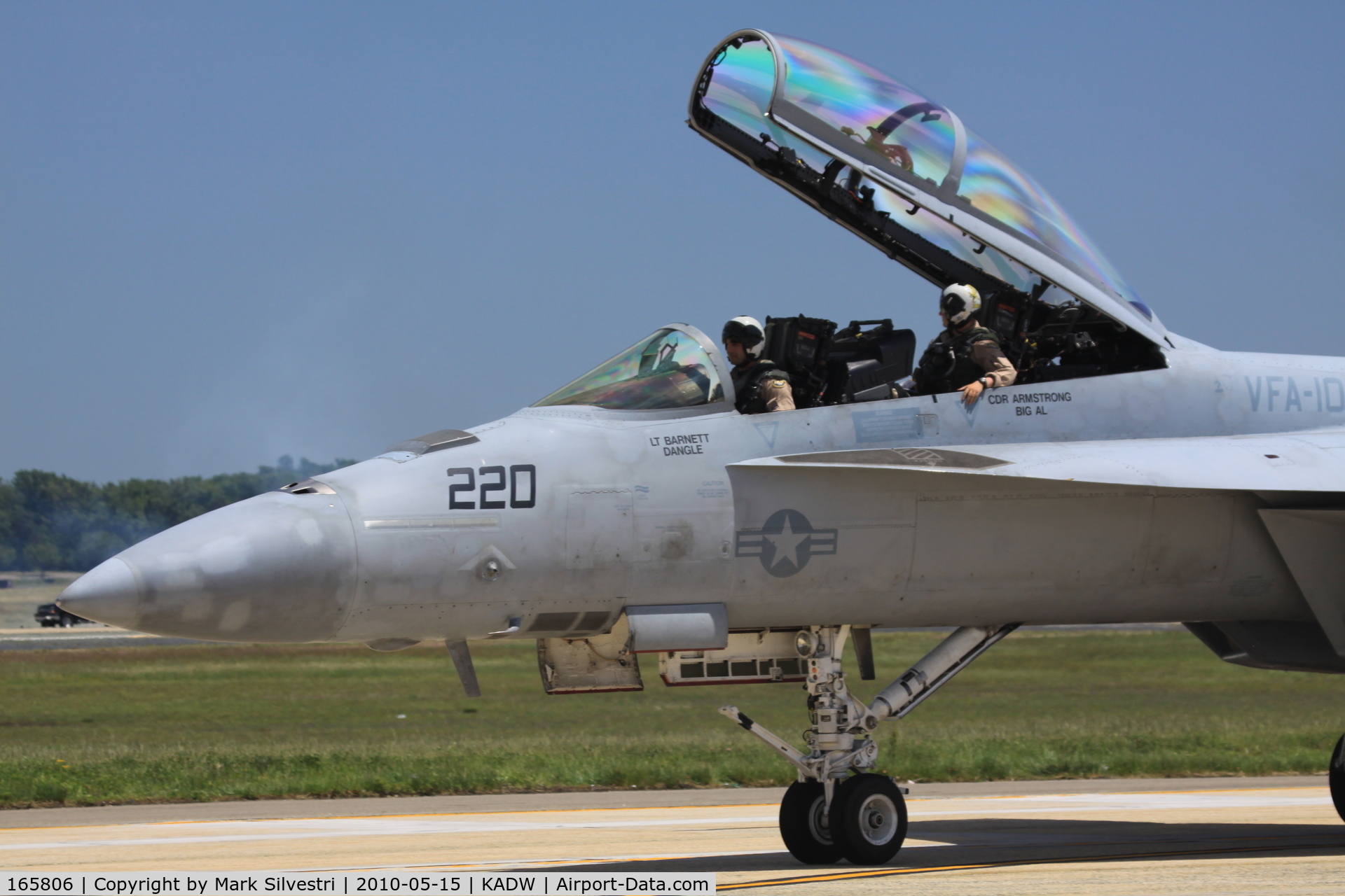 165806, Boeing F/A-18F Super Hornet C/N 1543/F032, Joint Base Andrews 2010
