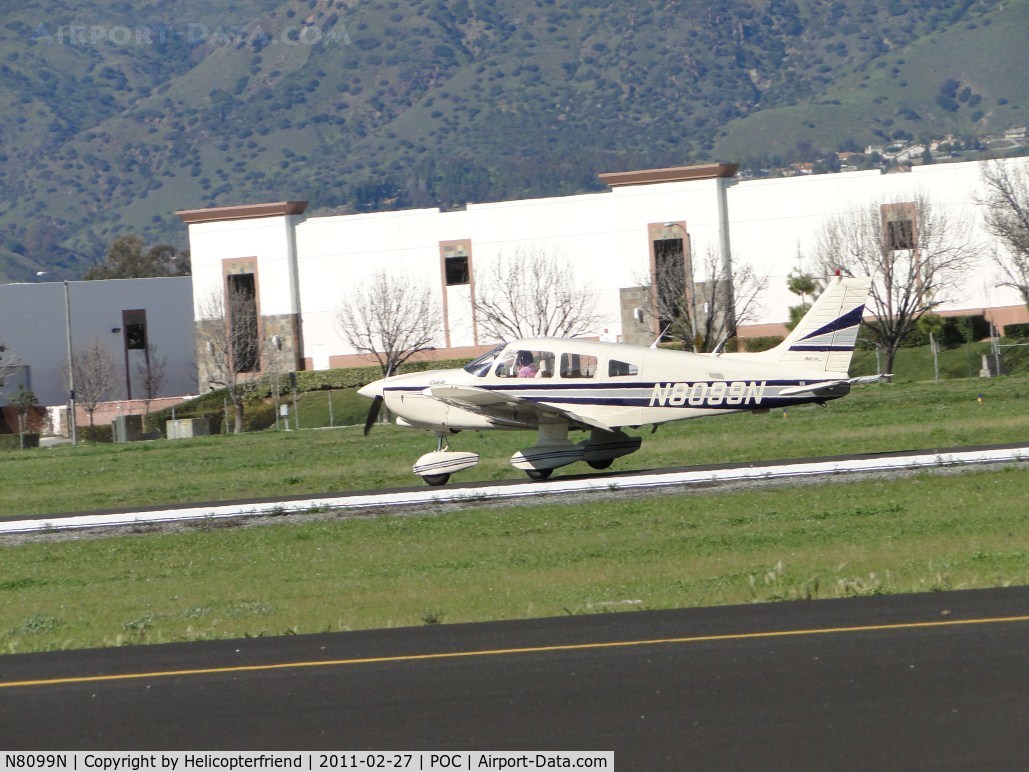 N8099N, 1979 Piper PA-28-236 Dakota C/N 28-8011002, Touching down on runway 26L