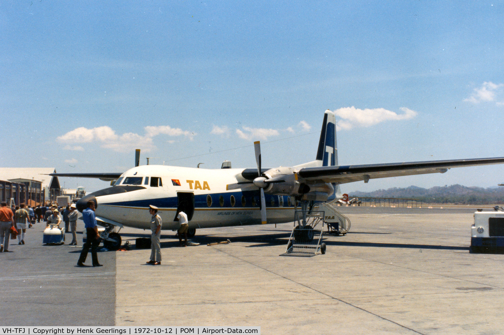 VH-TFJ, 1959 Fokker F-27-200 Friendship C/N 10135, TAA - Trans Australian Airlines